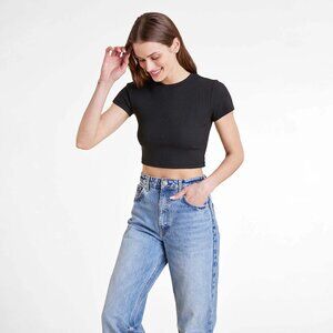 NWOT - Nuuds Baby Tee - Black